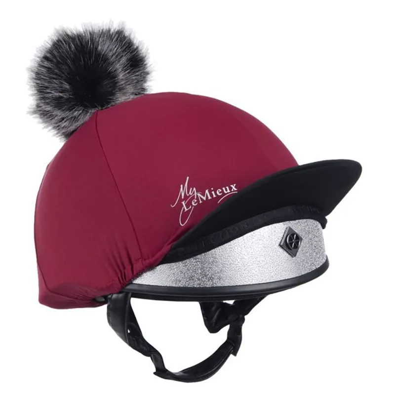 LeMieux Pom Pom Hat Silk - Mulberry
