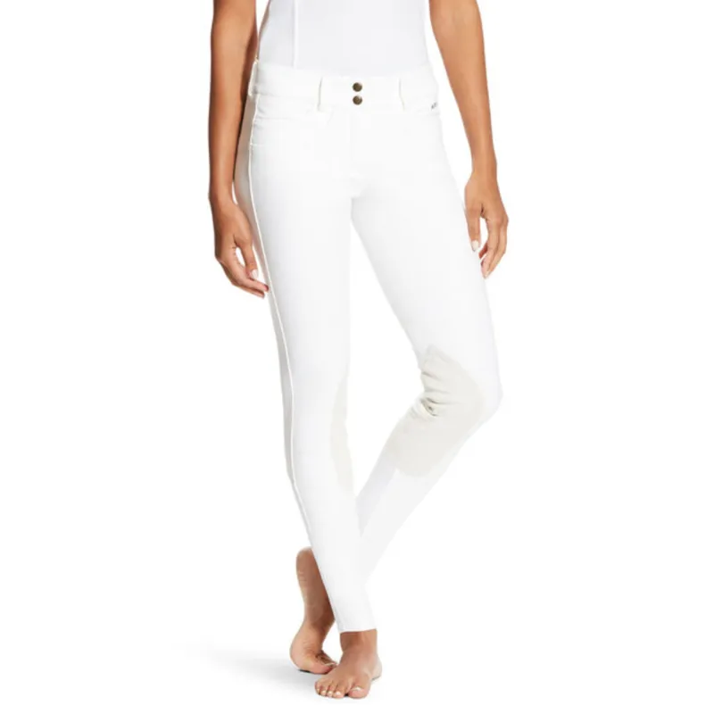 Ariat Olympia FZ Knee Patch Euro Seat Breeches - White