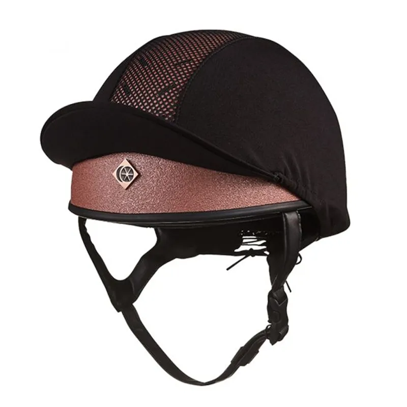 Charles Owen Pro II Plus Jockey Skull - Round Fit - Rose Gold