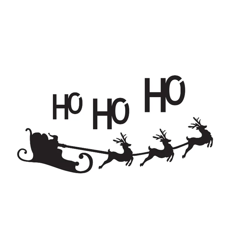 Glamourati Quarter M Stencil - Ho Ho Ho