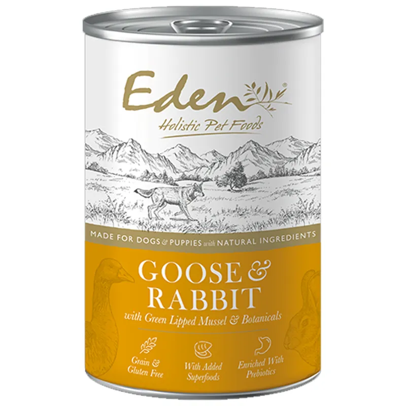 Eden Gourmet Wet Food for Dogs Goose and Rabbit 400g