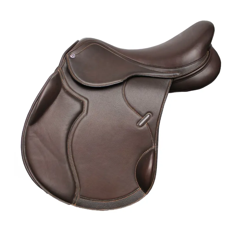 Cavaletti Monoflap Jump Saddle - Brown