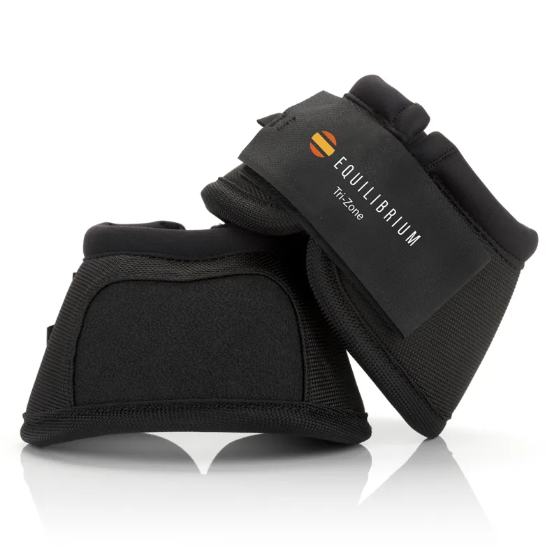 Equilibrium Tri-Zone Over Reach Boots - Black