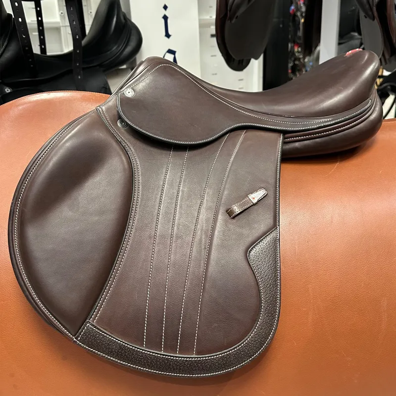 Equipe EK GO Double Flap Jump Saddle - Brown