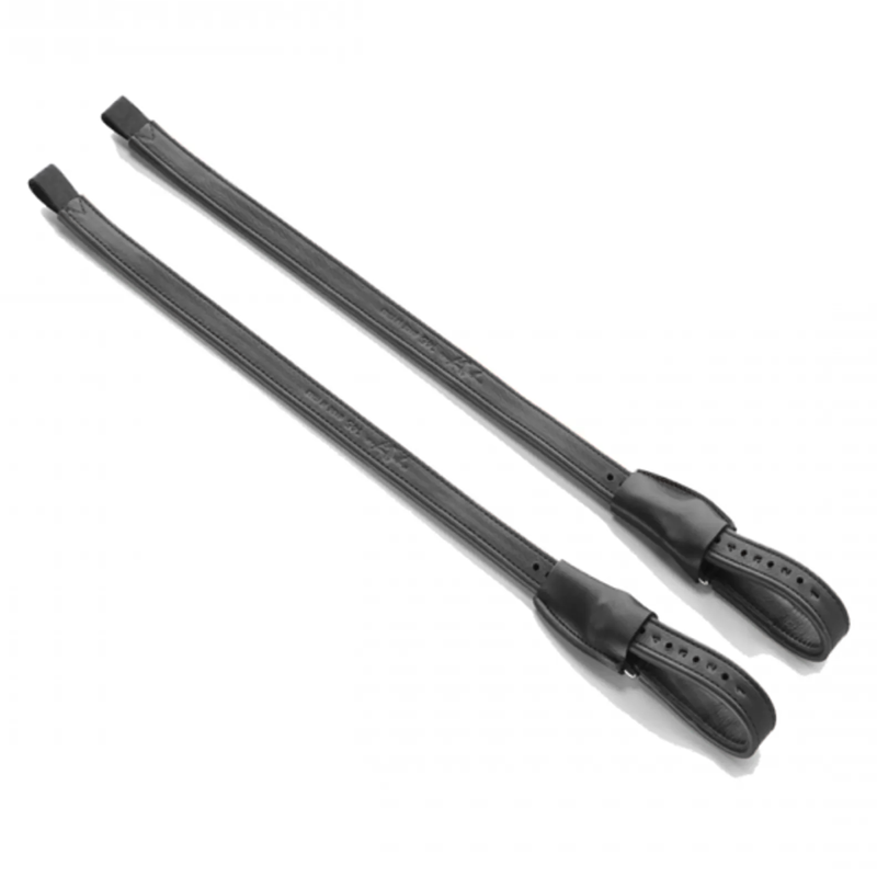 Equipe Mono Jump Stirrup Leathers - Black