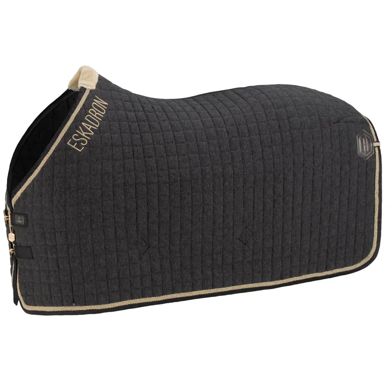 Eskadron Acrylic Quilted Sweat Rug Heritage AW24 - Black