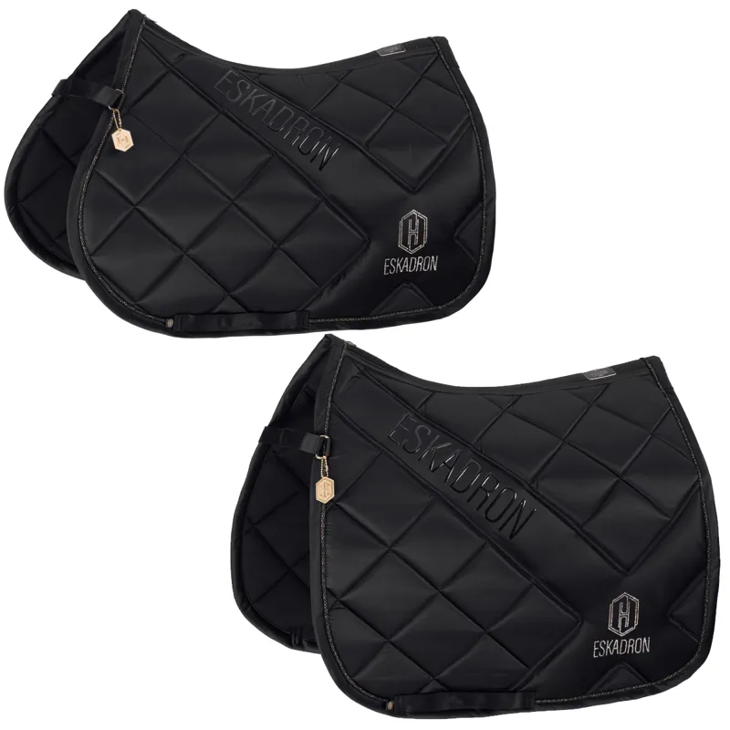 Eskadron Bicross Matt Gloss Saddlecloth Heritage AW24 - Black