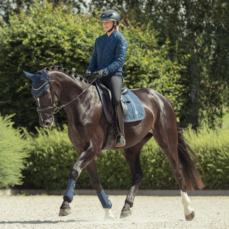 Eskadron Big Square Glam Saddlecloth Heritage AW24 - True Blue-2