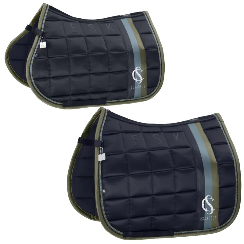 Eskadron Big Square Matt Gloss Saddlecloth Classic Sports SS25 - Navy