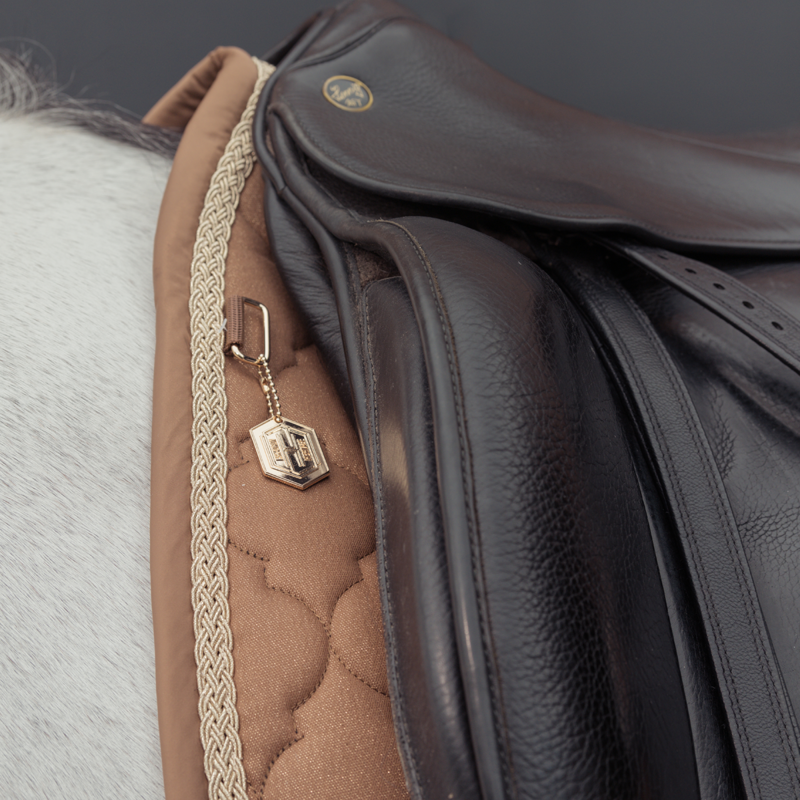 Eskadron Cotton Glitter Saddlecloth Heritage AW24 - Almond-3