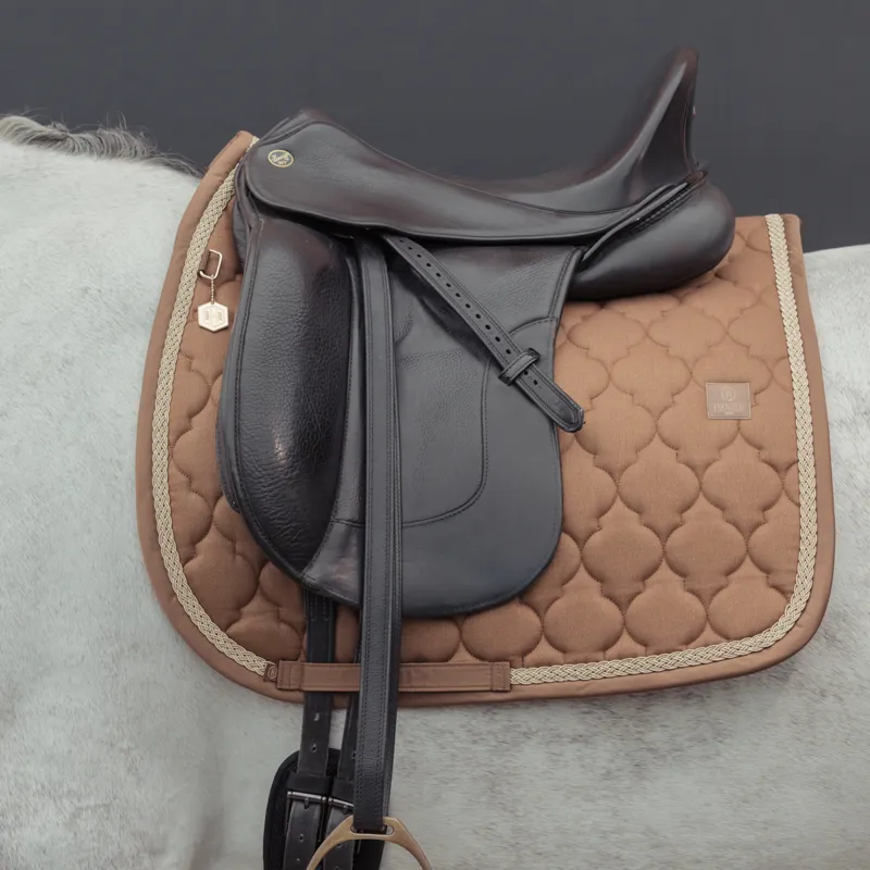 Eskadron Cotton Glitter Saddlecloth Heritage AW24 - Almond-1