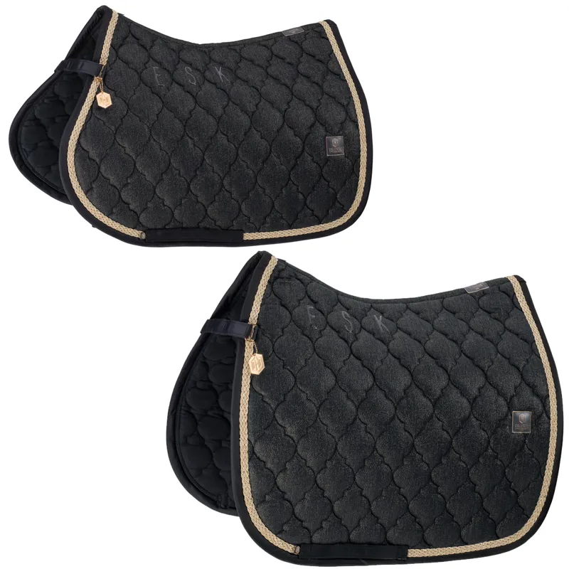 Eskadron Cotton Glitter Saddlecloth Heritage AW24 - Black