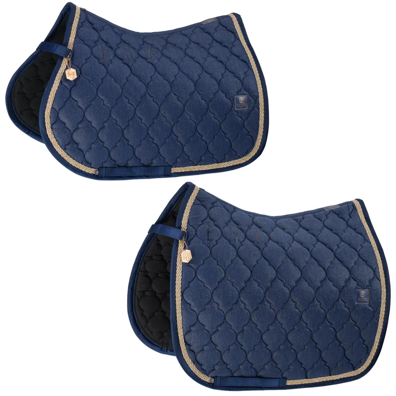 Eskadron Cotton Glitter Saddlecloth Heritage AW24 - True Blue