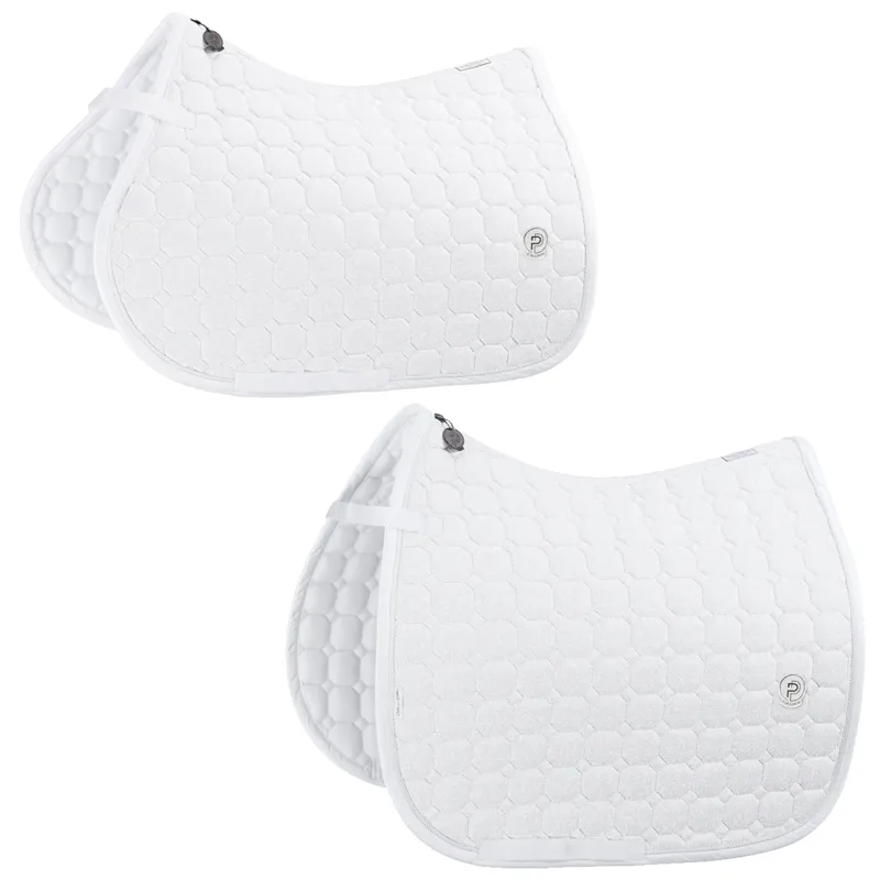 Eskadron Cotton Glitter Saddlecloth Platinum AW24 - White