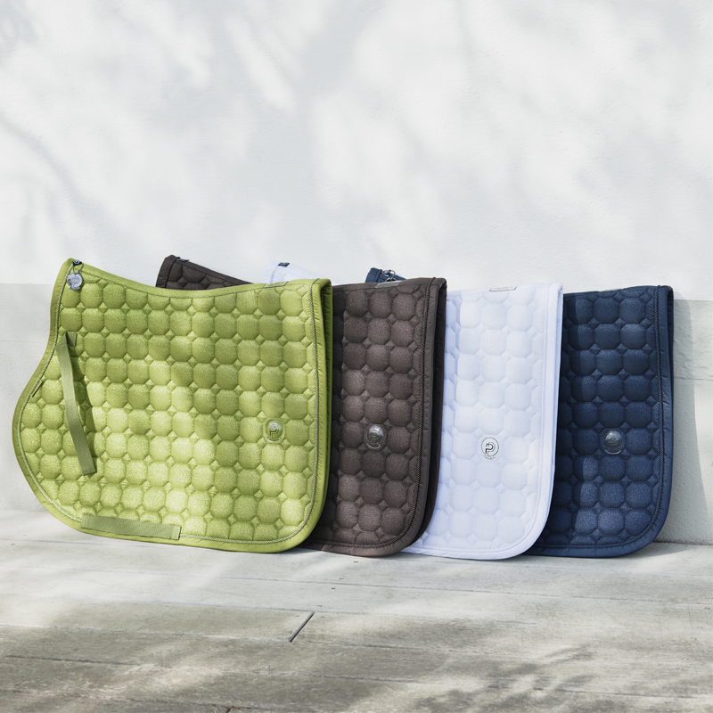 Eskadron Cotton Glitter Saddlecloth Platinum AW24 - White-1