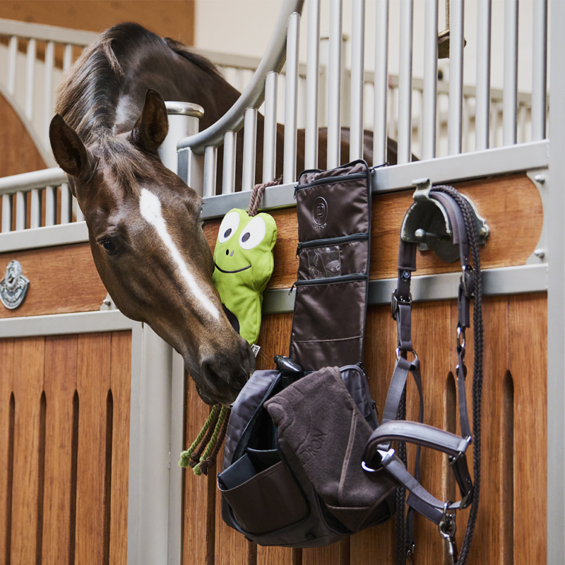 Eskadron Faux Leather Frog Horse Toy Platinum AW24 - Moss Green-2