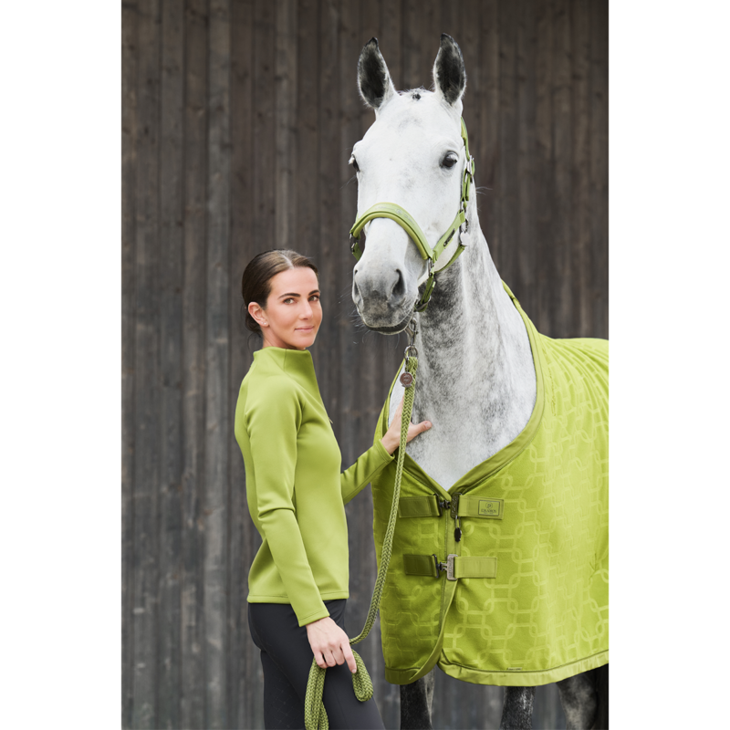 Eskadron Fleece Stamp Chain Sweat Rug Platinum AW24 - Moss Green-3