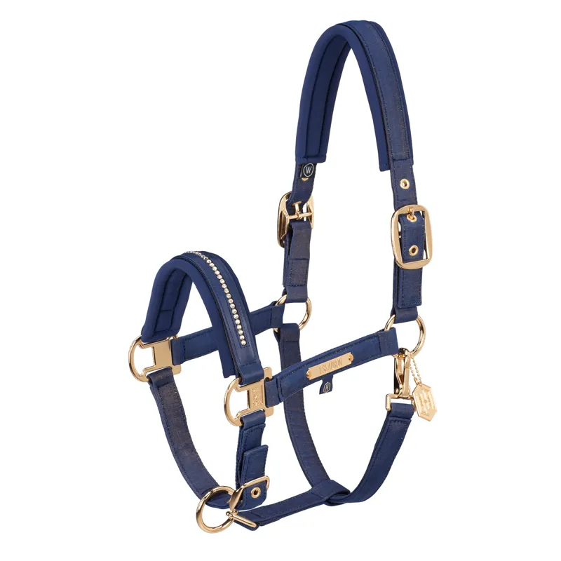 Eskadron Glam Crystal Double Pin Headcollar Heritage AW24 - True Blue