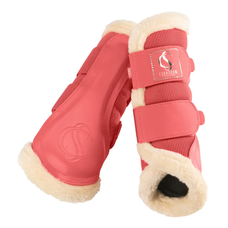 Eskadron Mesh Faux Fur Tendon Boots Classic Sports SS25 - Coral Blossom