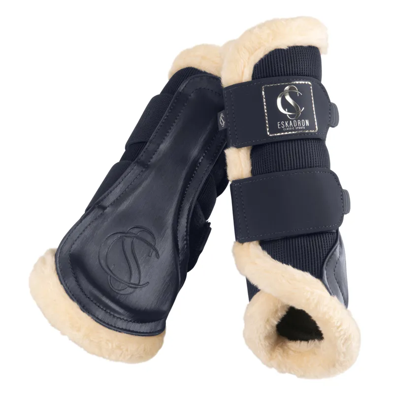 Eskadron Mesh Faux Fur Tendon Boots Classic Sports SS25 - Navy