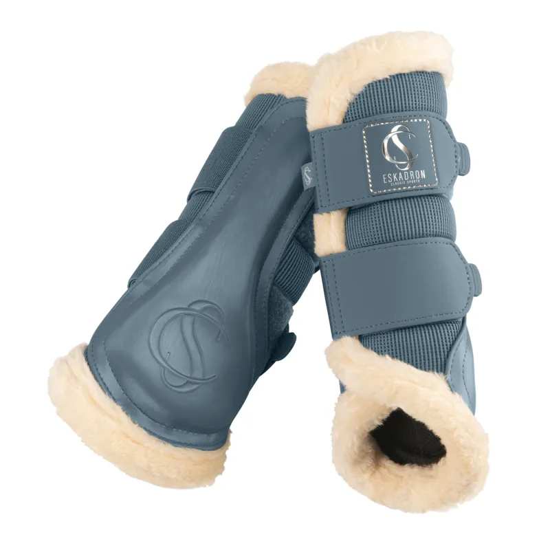 Eskadron Mesh Faux Fur Tendon Boots Classic Sports SS25 - Steel Blue