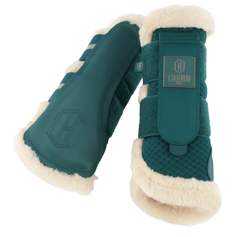 Eskadron Mesh Faux Fur Tendon Boots Heritage AW24 - Vintage Green