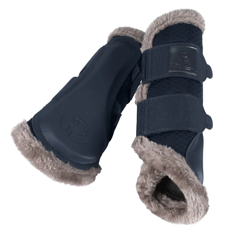 Eskadron Mesh Faux Fur Tendon Boots Platinum AW24 - Atlantic Blue