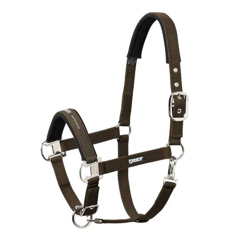 Eskadron Pin Buckle Headcollar - Dark Brown