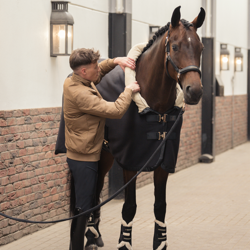 Eskadron Polar Fleece High Neck Sweat Rug Heritage AW24 - Black-3