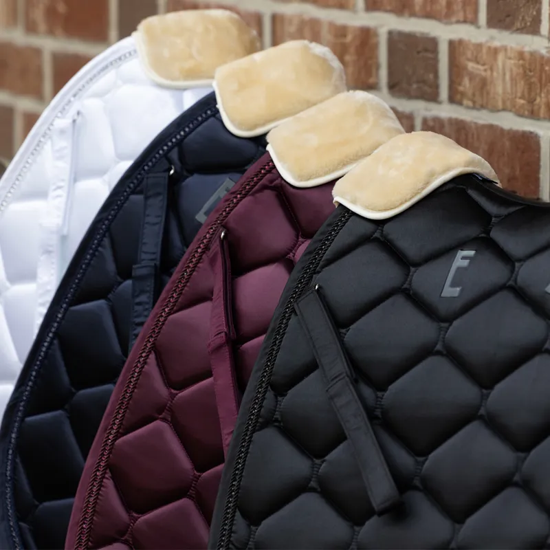 Eskadron Satin Crystal Saddlecloth - Night Blue-1