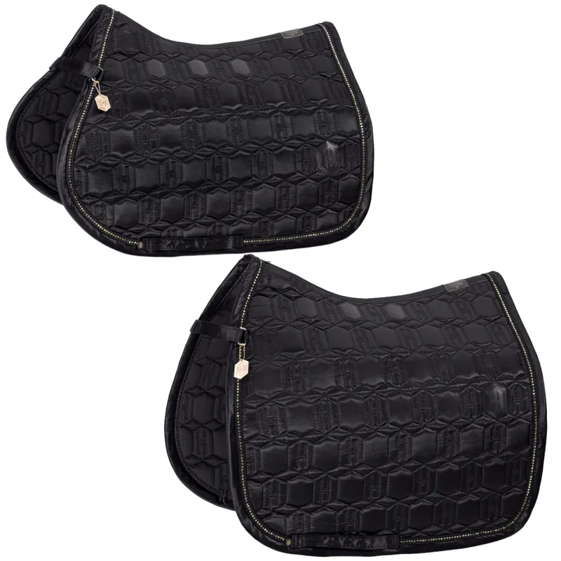 Eskadron Satin Crystal Saddlecloth Heritage AW24 - Black