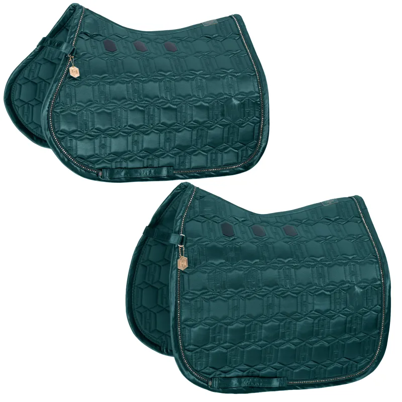 Eskadron Satin Crystal Saddlecloth Heritage AW24 - Vintage Green