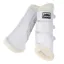Eskadron Soft Mesh Faux Fur Tendon Boots - White
