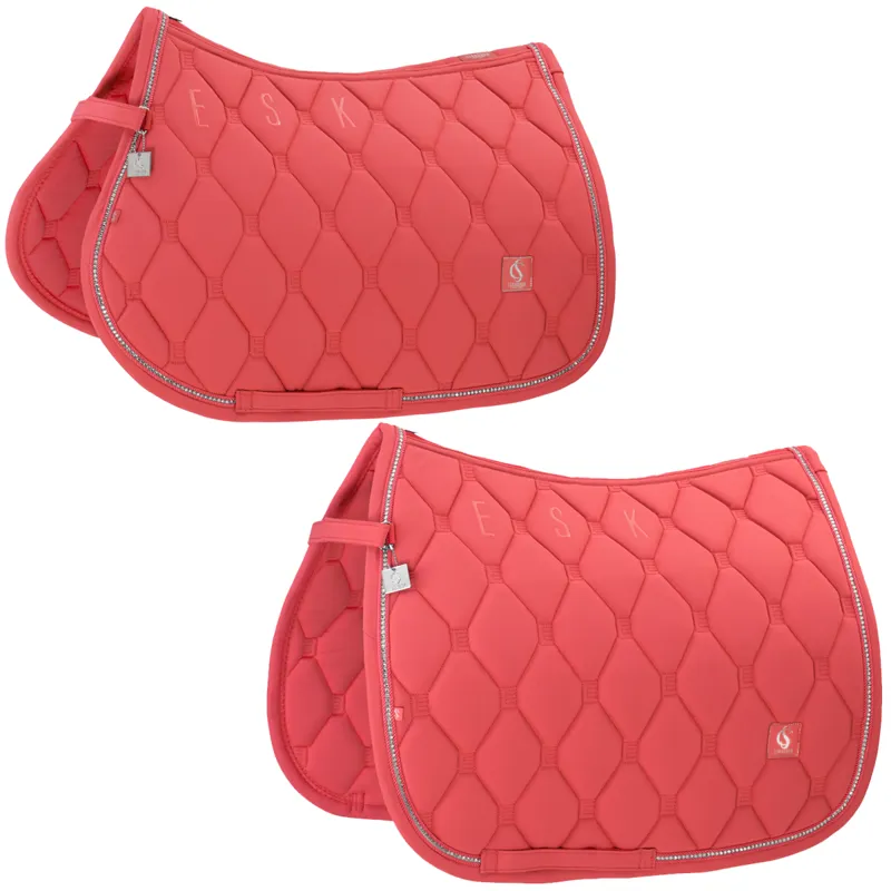 Eskadron Softshell Crystal Saddlecloth Classic Sports SS25 - Coral Blossom