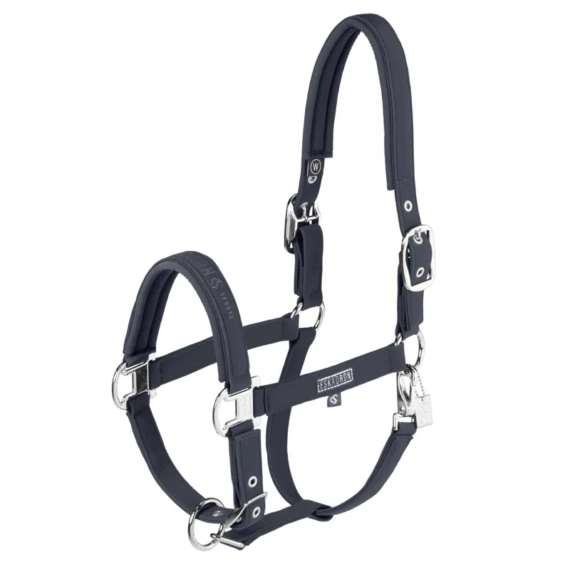 Eskadron Softshell Double Pin Headcollar Classic Sports SS25 - Navy