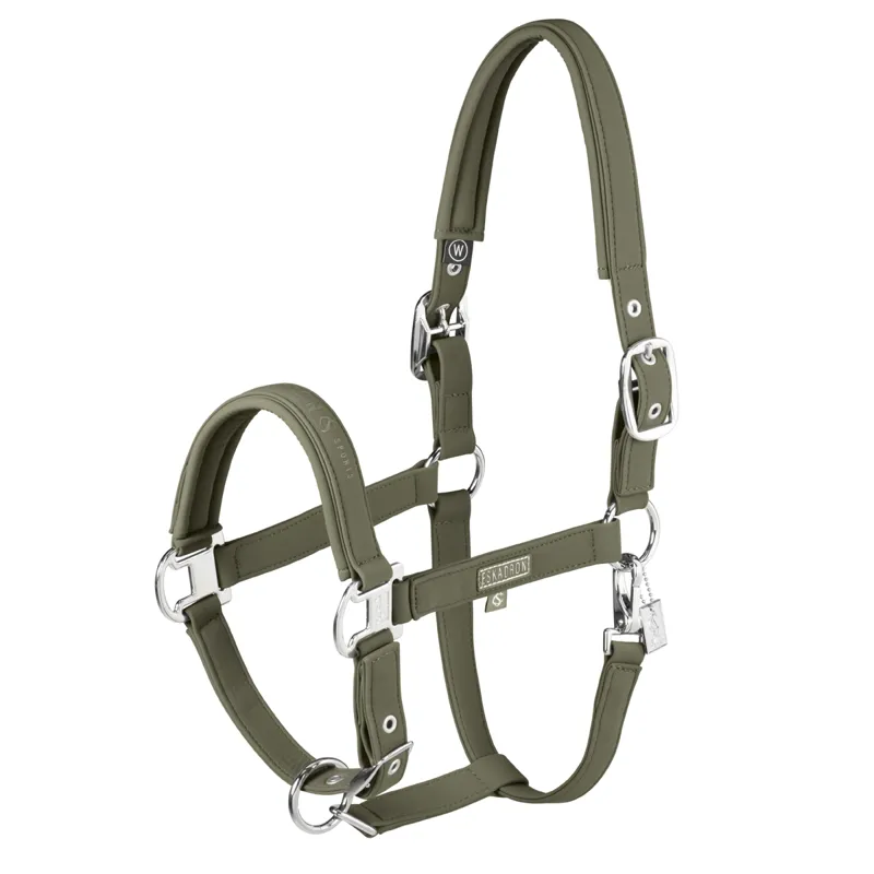 Eskadron Softshell Double Pin Headcollar Classic Sports SS25 - Dusty Olive