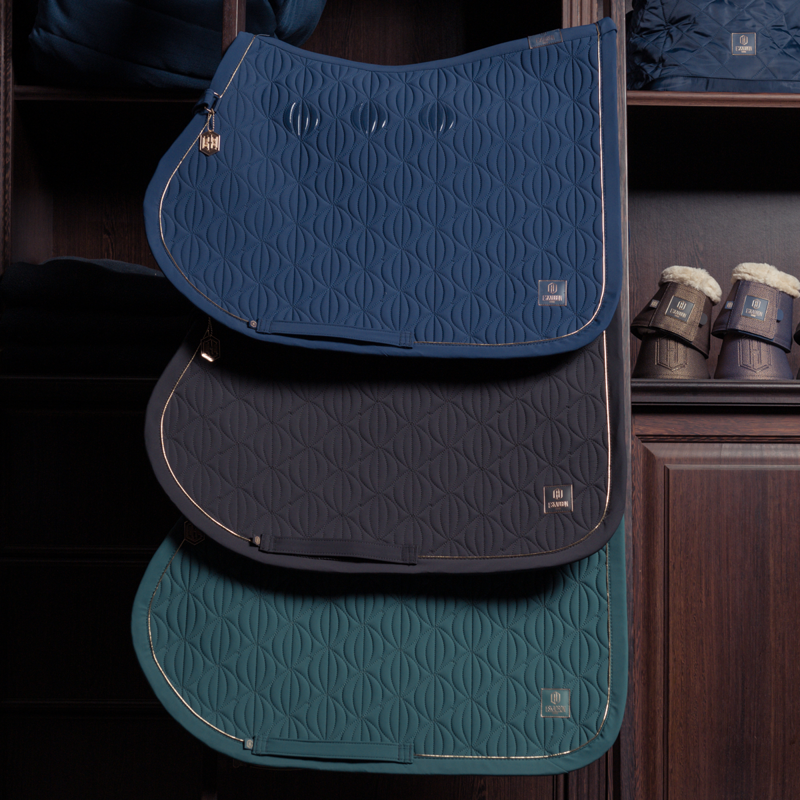 Eskadron Softshell Emblem Saddlecloth Heritage AW24 - True Blue-1