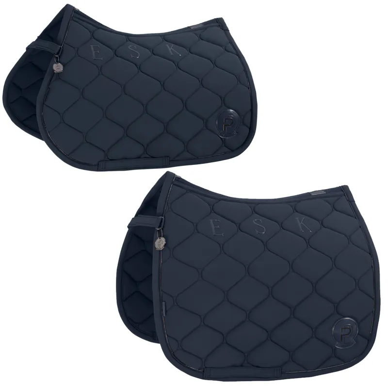 Eskadron Softshell Emblem Saddlecloth Platinum AW24 - Atlantic Blue