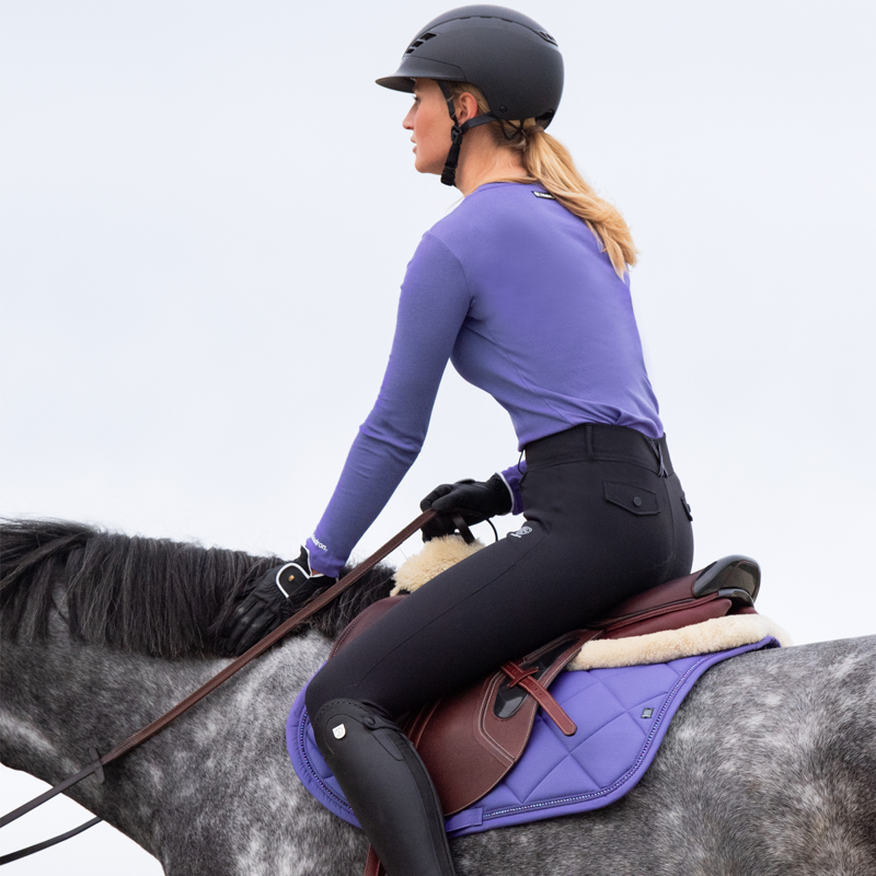 Eskadron Sparkle Crystal Saddlecloth Dynamic SS24 - Purple-1