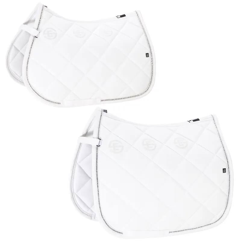 Eskadron Sparkle Crystal Saddlecloth Dynamic SS24 - White