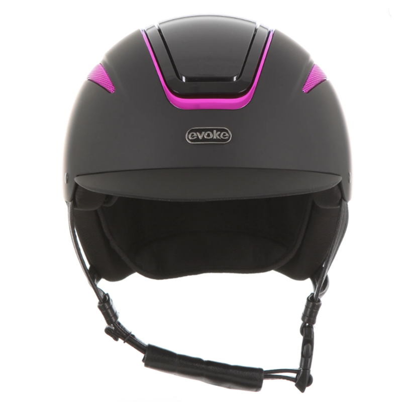 Evoke Callisto Classic Peak Galaxy 24 Riding Hat - Black Limited Edition-2