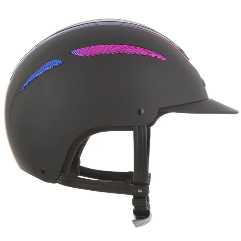 Evoke Callisto Classic Peak Galaxy 24 Riding Hat - Black Limited Edition-1