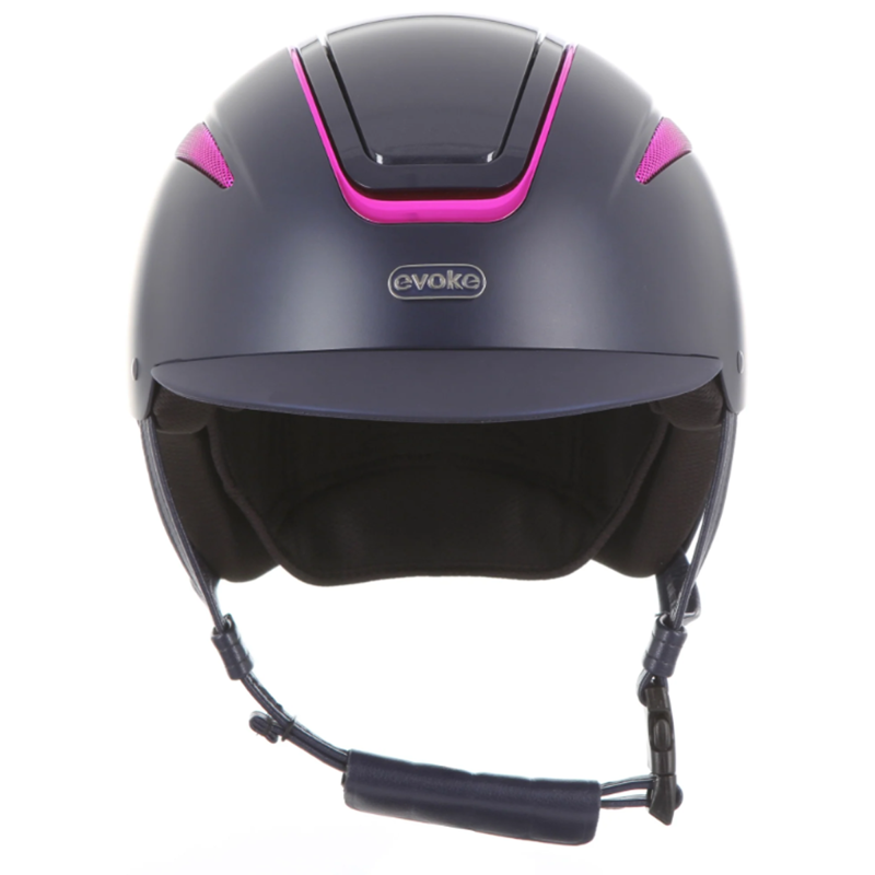 Evoke Callisto Classic Peak Galaxy 24 Riding Hat - Navy Limited Edition-2