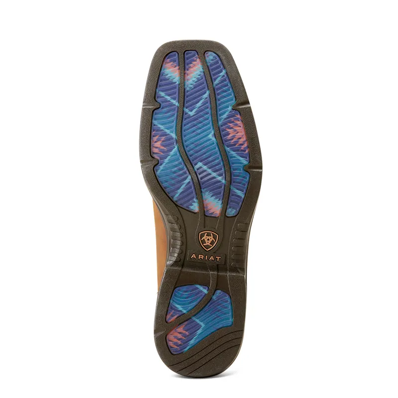 Ariat Men's Ridgeback Cowboy Boot - Oily Distressed Tan-6