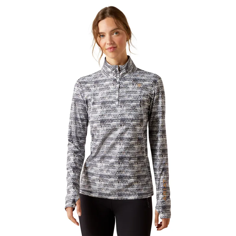 Ariat Women's Lowell 3.0 1/4 Zip Baselayer - Autumn Batik