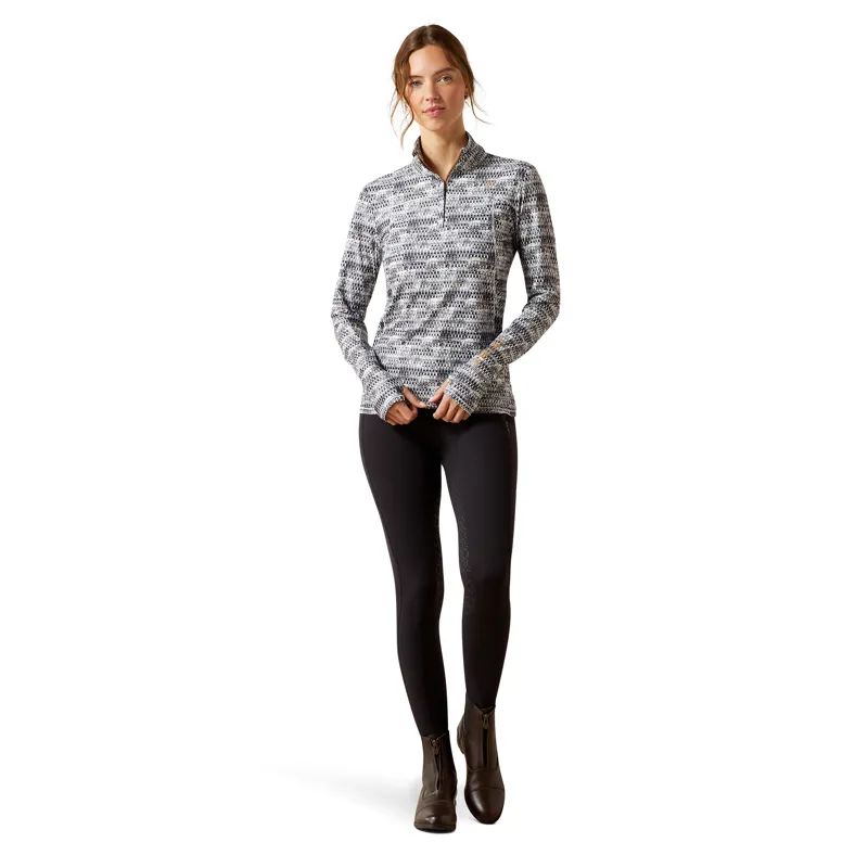 Ariat Women's Lowell 3.0 1/4 Zip Baselayer - Autumn Batik-3