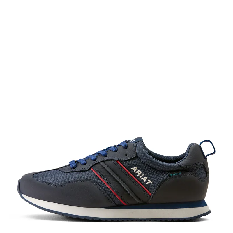 Ariat Men's Ranch Runner Waterproof Trainers - Team Navy-3