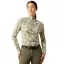 Ariat Women's Lunaveil 1/2 Zip Base Layer - Olive Coincide Print