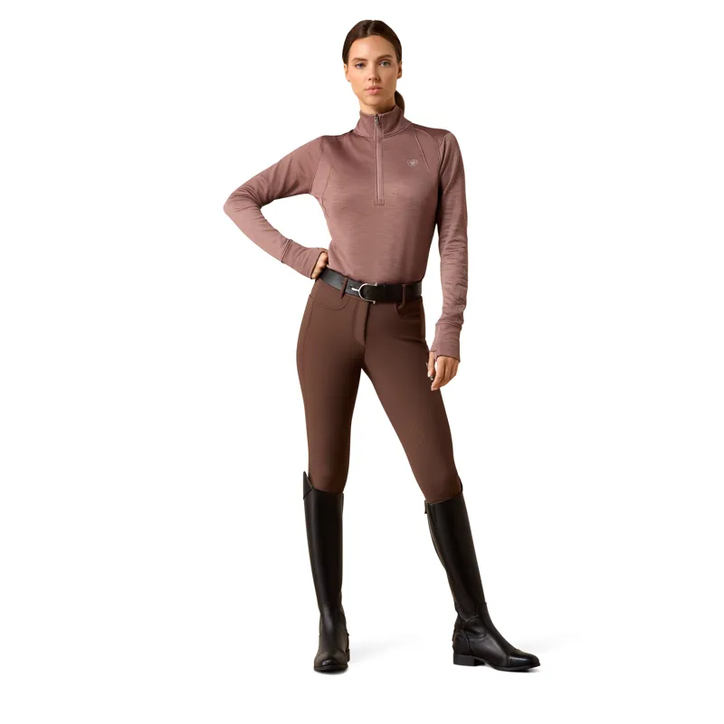 Ariat Women's Team EQ 1/2 Zip Pullover - Twilight Mauve-2