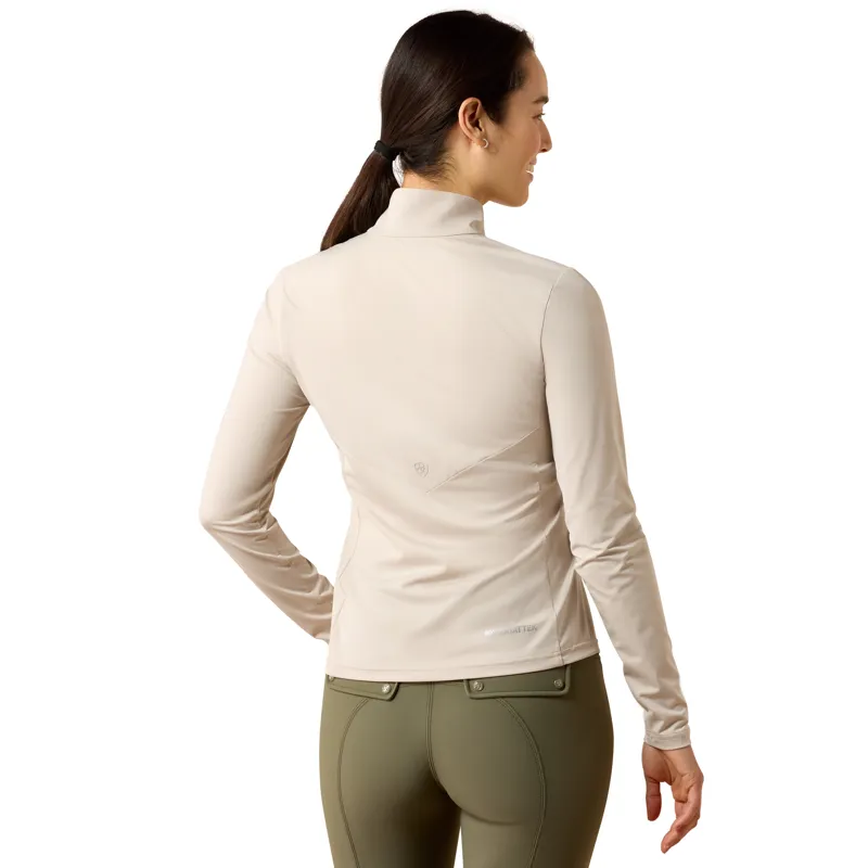 Ariat Women's Lunaveil 1/2 Zip Base Layer - Chateau Grey-2